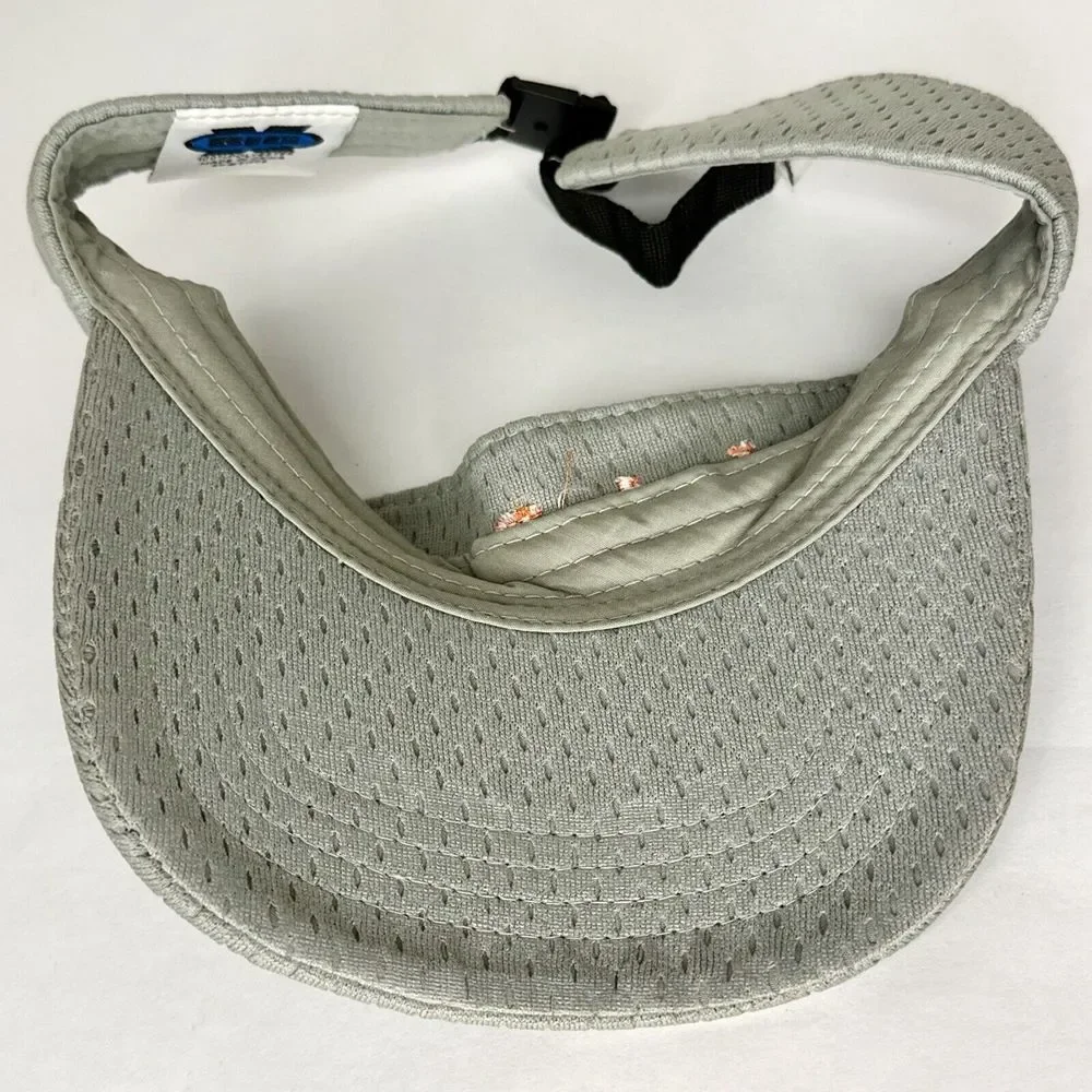Lady Braves Visor Gray & Orange Women’s Mesh Sun Visor Big‎ X